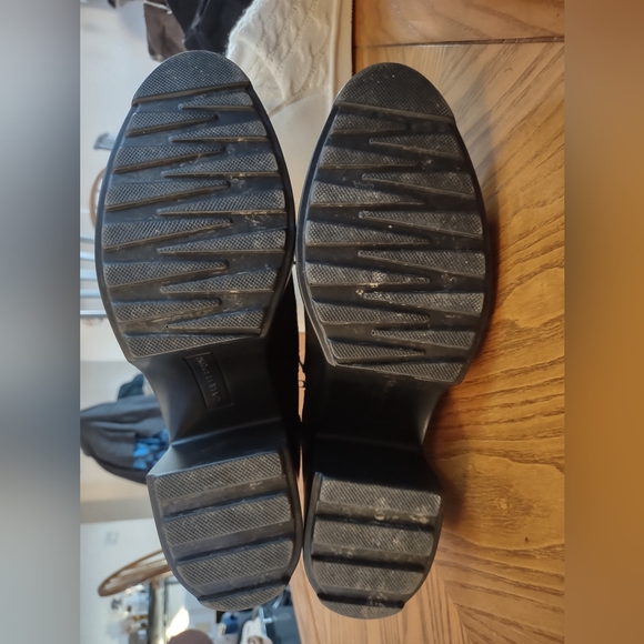 Mollyy Lace-up Chunk heel Ankle moto boots - Picture 9 of 9